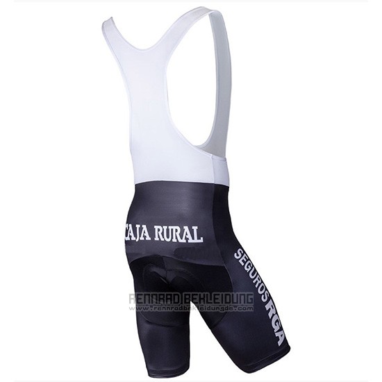 2018 Fahrradbekleidung Caja Rural Grun Trikot Kurzarm und Tragerhose